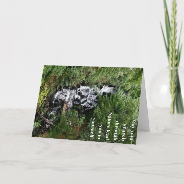 Waterfall Notecard (Front)