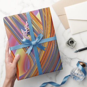 Waterfall of Colour Wrapping Paper