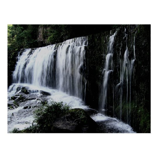 Waterfall of Sgŵd isaf Clun-gwyn Postcard