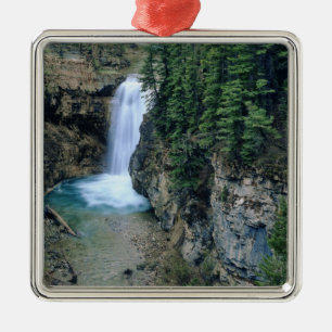 Waterfall on Falls Creek in Lewis and Clark Metal Tree Decoration