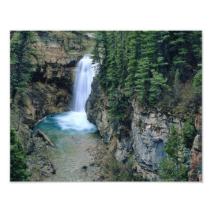 Waterfall on Falls Creek in Lewis and Clark Photo Print