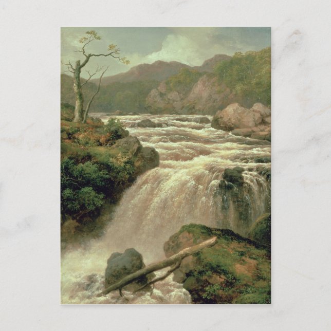 Waterfall on River Neath, South Wales Postcard (Front)