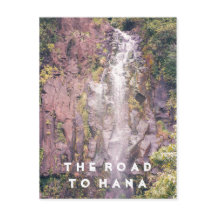 Waterfall on Road to Hana | Postcard