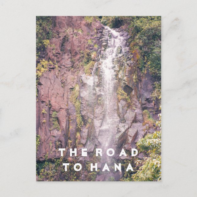 Waterfall on Road to Hana | Postcard (Front)