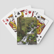 Waterfall photo playing cards