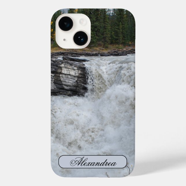 Waterfall Photography, Athabasca Falls Case-Mate iPhone Case (Back)