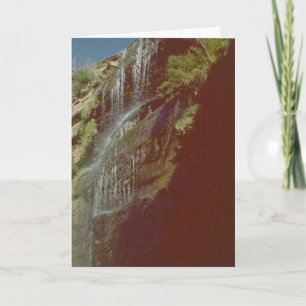 Waterfall Photos Card