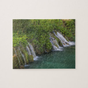 Waterfall, Plitvice Lakes National Park and Jigsaw Puzzle