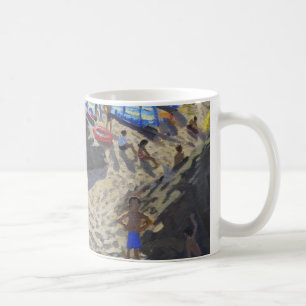 Waterfall Porthmeor beach St Ives Coffee Mug