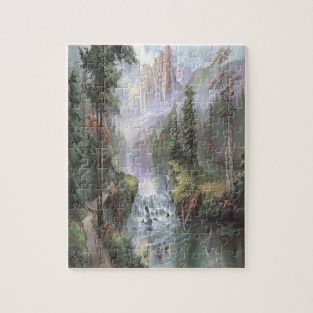 Waterfall Portrait Jigsaw Puzzle (Vertical)