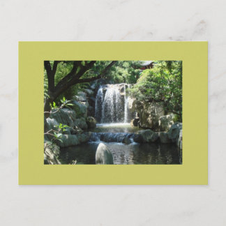 waterfall postcard