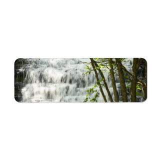 Waterfall return address labels