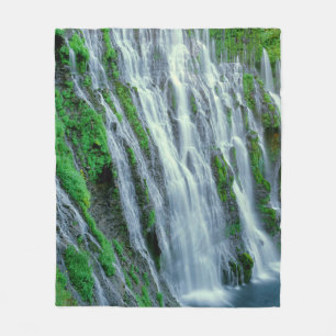 Waterfall scenic, California Fleece Blanket