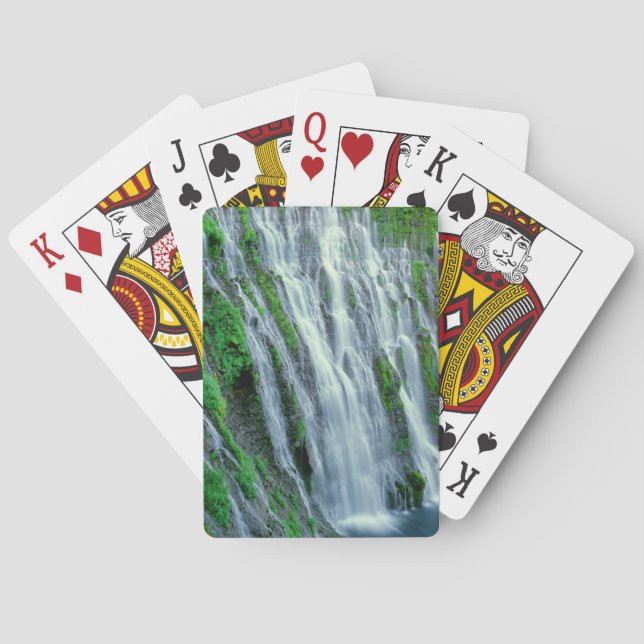 Waterfall scenic, California Playing Cards (Back)