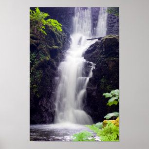Waterfall, Scotland Poster