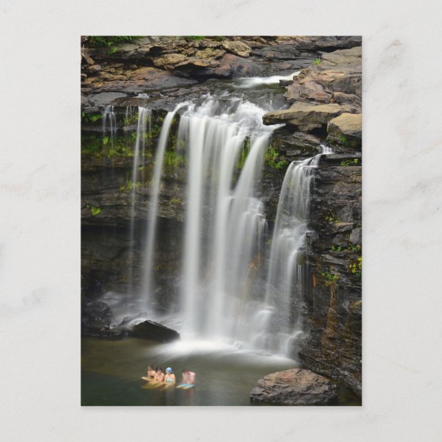 Waterfall Serenity Postcard (Front)