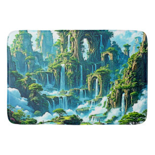 Waterfall Tree Kingdom Dream Bath Mat