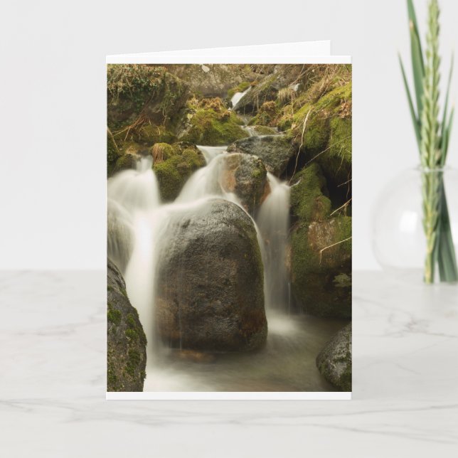 Waterfall Tropical Paradise Water Beach Destiny Card (Front)