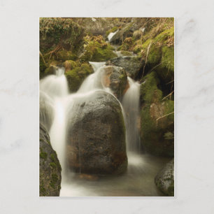 Waterfall Tropical Paradise Water Beach Destiny Postcard