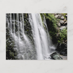 Waterfall Tropical Paradise Water Beach Destiny Postcard