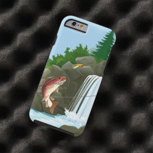 Waterfall Trout Fly Fishing Tough iPhone 6 Case