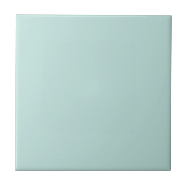 Waterfall Turquoise Blue Square Kitchen and Bath Ceramic Tile (Front)