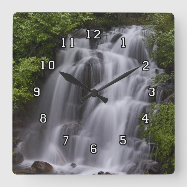Waterfall wall clock (Front)