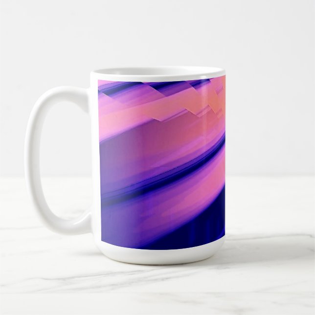 WATERFALL WATER ABSTRACT COFFEE MUG (Left)