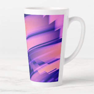 WATERFALL WATER ABSTRACT LATTE MUG