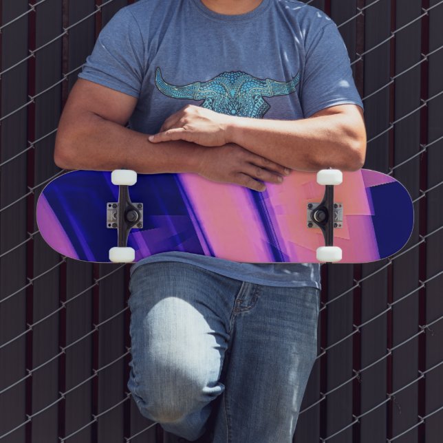 WATERFALL WATER ABSTRACT SKATEBOARD (Outdoor 3)