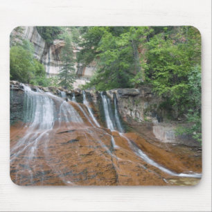 Waterfall, Zion National Park, Utah, USA Mouse Pad