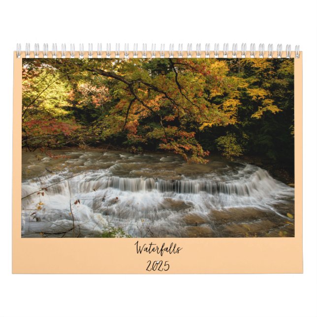 Waterfalls 2025 calendar (Cover)