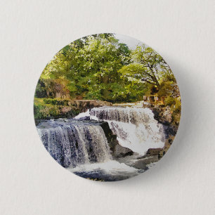 WATERFALLS 6 CM ROUND BADGE