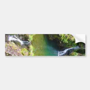 Waterfalls along the Road to Hana, Maui, Hawaii Bumper Sticker