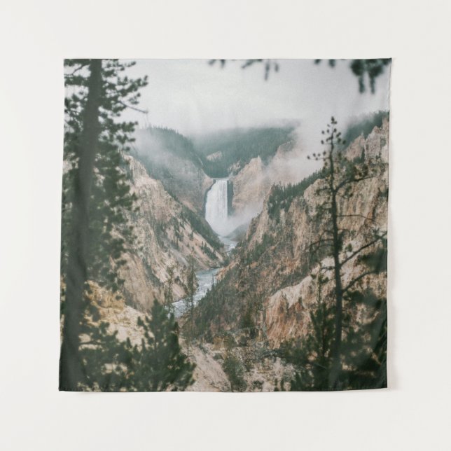 WATERFALLS AND MOUNTAIN VIEW TAPESTRY (Front)