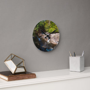 Waterfalls at Betws-y-Coed, Snowdonia, Wales Round Clock