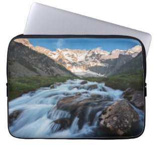 Waterfalls   Aviolo Lake, Italy Laptop Sleeve