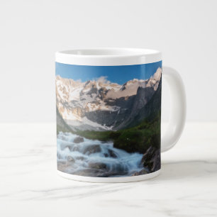 Waterfalls Aviolo Lake, Italy Large Coffee Mug