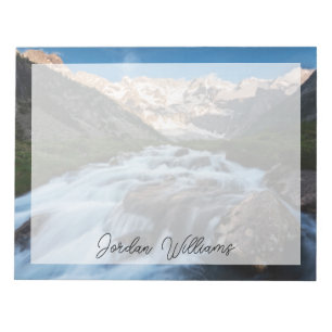 Waterfalls   Aviolo Lake, Italy Notepad