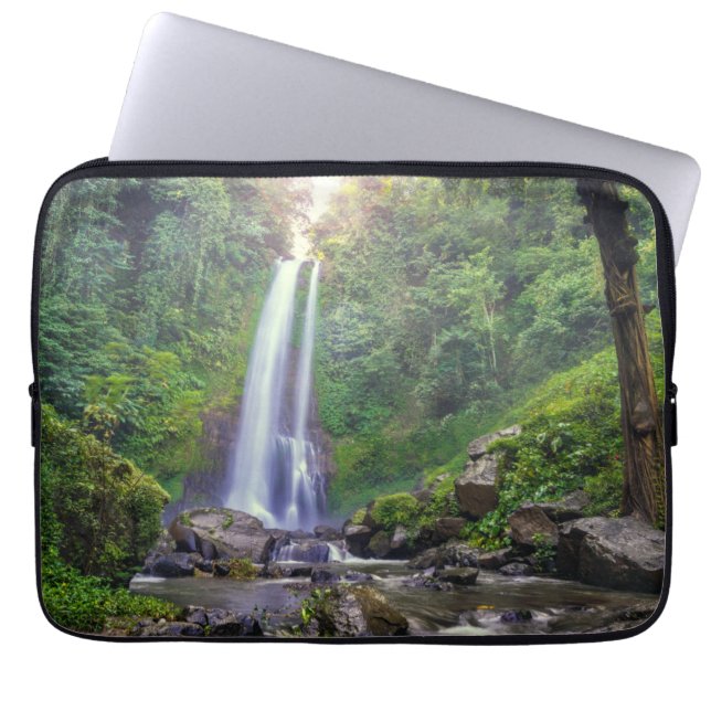 Waterfalls | Bali, Indonesia Laptop Sleeve (Front)