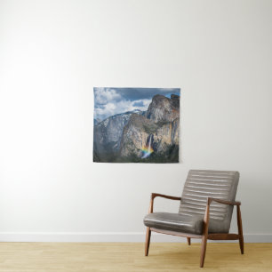 Waterfalls Bridal Veil Falls Yosemite California Tapestry