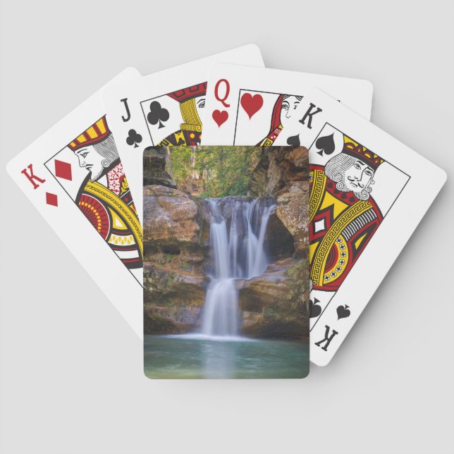 Waterfalls | Cedar Falls, Ohio Playing Cards (Back)