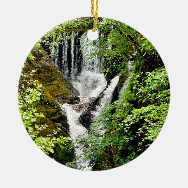 WATERFALLS   CERAMIC ORNAMENT (Front)
