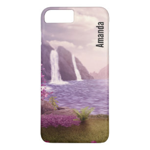 Waterfalls & Cherry Trees around a Lake Case-Mate iPhone Case