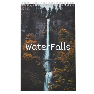 Waterfalls Collection Wall Calendar
