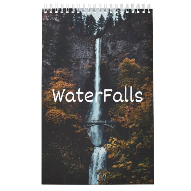 Waterfalls Collection Wall Calendar (Cover)