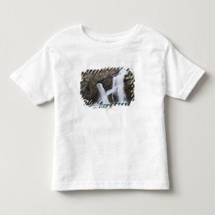 Waterfalls Coming Out Of A Rock Cliff Toddler T-Shirt