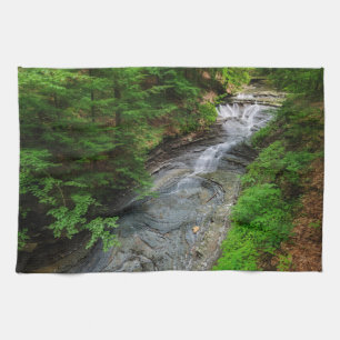 Waterfalls Cuyahoga Valley Ohio Tea Towel