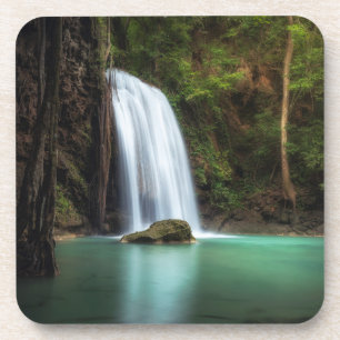 Waterfalls Erawan Waterfall, Thailand Coaster