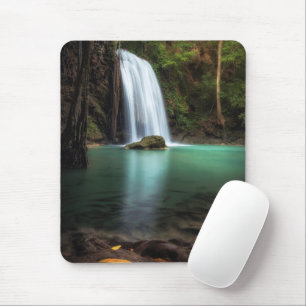 Waterfalls   Erawan Waterfall, Thailand Mouse Pad